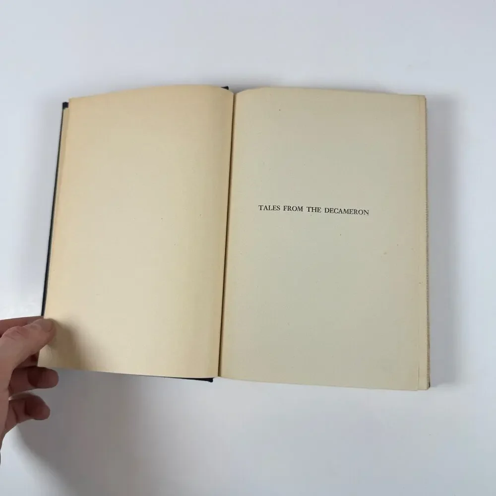 Tales From The Decameron Translated by Richard Aldington 1930 Vintage Book